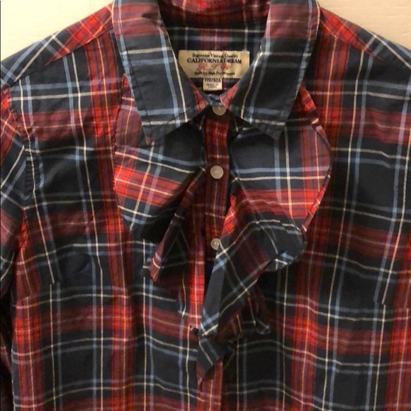 California Dream R.T.W shirt in navy and red - Picture 2 of 7